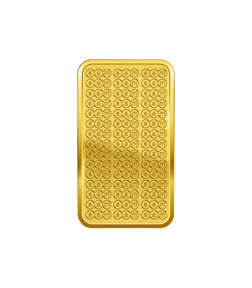 999.9 Gold Minted Bar - 1 gram