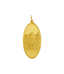 999.9 Gold Oval Pendant - 20 grams