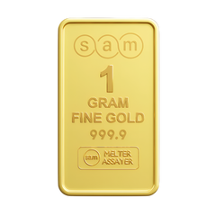 999.9 Gold Minted Bar - 1 gram