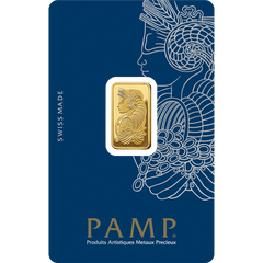 999.9 Gold Minted Bar Pamp Fortuna 5 Grams